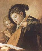 Frans Hals Two Singing Boys Germany oil painting reproduction